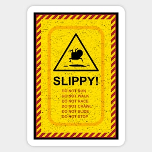 Slippy Sign (Distressed) Amazing World of Gumball Sticker